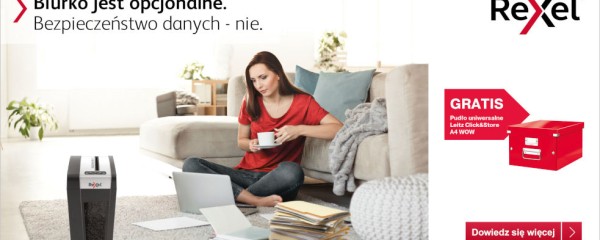 Niszczarki REXEL Secure z prezentami