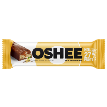 Baton proteinowy OSHEE 49g wanilia karmel