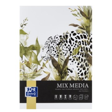 Blok mix media OXFORD ARTISTIC A5/50 225g klejony