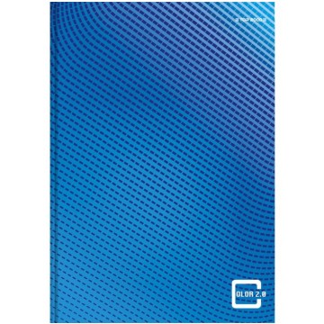 Brulion A5 192k krata TOP2000 COLOR2.0 niebieski