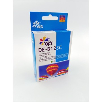 Cart. BROTHER LC 123 niebieski WOX