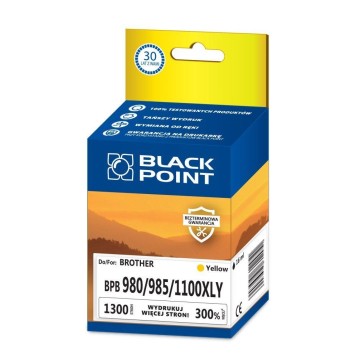 Cart. BROTHER LC 980 XL yellow BLACKPOINT (1.300)