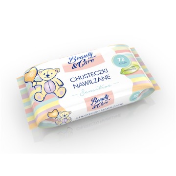 Chusteczki nawilżane B&C [72] SENSITIVE