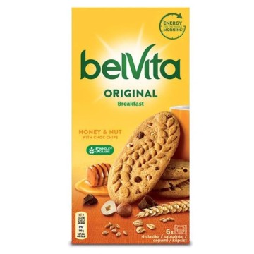 Ciastka BELVITA 300g miód i orzechy