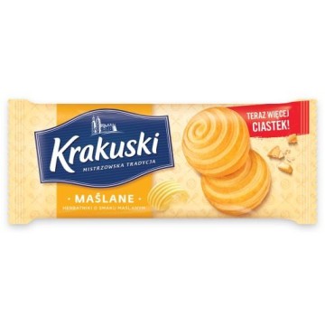 Ciastka KRAKUSKI 201g MAŚLANE