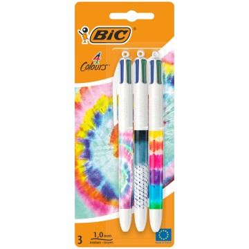 Długopisy BIC 4 COLOURS [3] TIE DYE