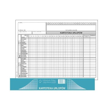 Druk- Kartoteka urlopów A5 MIPRO [20]