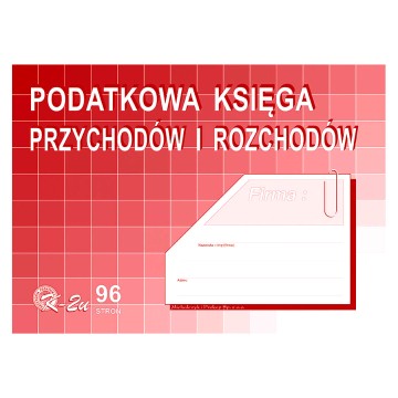 Druk- Księga przychodów i rozchodów A4 96k. MIPRO