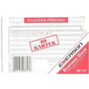 Druk- Polec. przel. A6 1+3 EMERSON