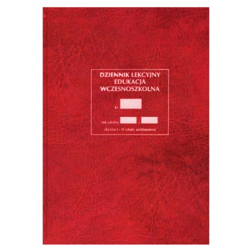 Druk.szkol- Dziennik zajęć lekcyjnych I-III