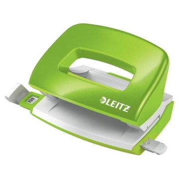 Dziurkacz LEITZ 5060 MINI (10k) zielony metalik