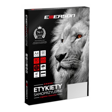 Etykiety samop. A4 EMERSON [100] 105/42,4