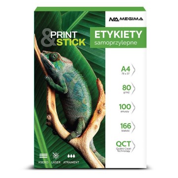 Etykiety samop. A4 MEGIMA [100] 70/37