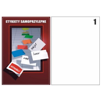 Etykiety samop. A5 EMEKO [1000] 210/148 białe
