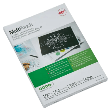 Folia do laminacji A4 75mic MAT [100] GBC