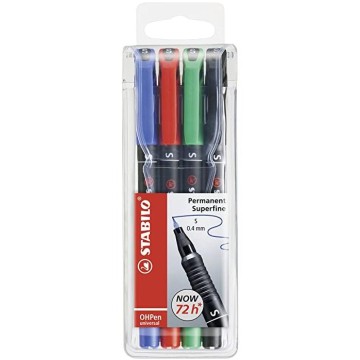 Foliopisy STABILO OHPEN UNIVERSAL S 0,4 [4] mix