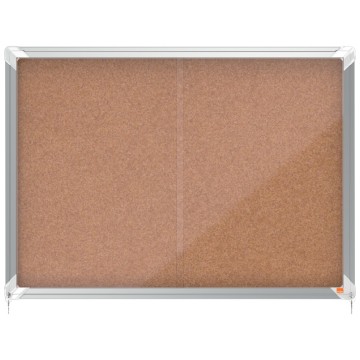 Gablota korkowa wew. NOBO 8xA4 drzwi przes.