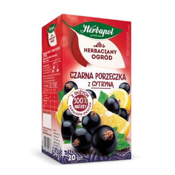 Herbata HERBAPOL [20] czarna porzeczka z cytryną
