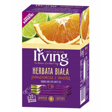 Herbata IRVING [20] biała pomarańcza z limetką