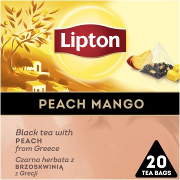 Herbata LIPTON PIRAMIDKI [20] brzoskwinia mango