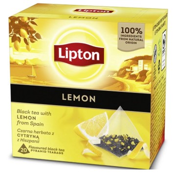 Herbata LIPTON PIRAMIDKI [20] cytryna EOL