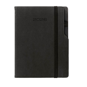 Kalendarz ks. 2026 A5 JOTAN DUO G (D) czarny