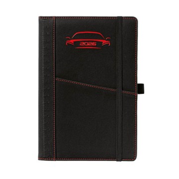 Kalendarz ks. 2026 A5 JOTAN TECHBOOK G (D) czarny