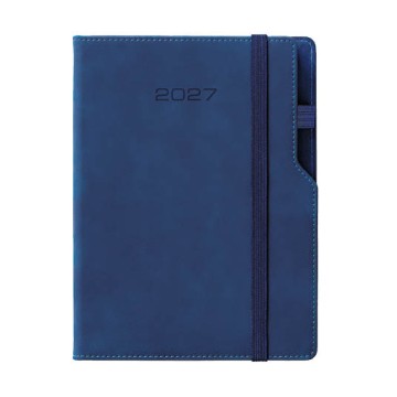 Kalendarz ks. 2027 A5 JOTAN DUO G (D) granat
