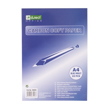 Kalka ołówkowa D.RECT A4 [25] niebieska