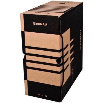 Karton archiwizacyjny DONAU 155 czarno-brązowy