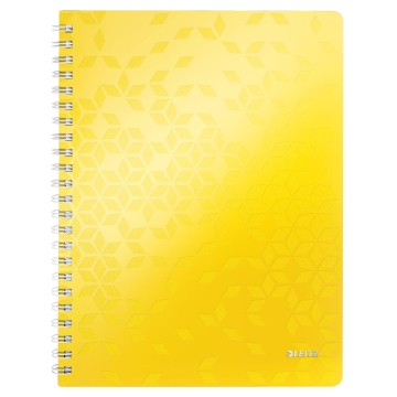 Kołozeszyt A4 LEITZ PP WOW żółty