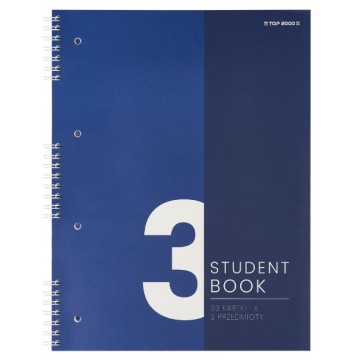 Kołozeszyt A5 100k TOP2000 STUDENTBOOK 3 reg