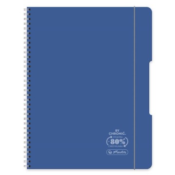 Kołozeszyt HERLITZ ECO PP COLORS B5 80k granatowy