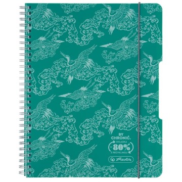 Kołozeszyt HERLITZ ECO PP COLORS B5 80k turkusowy