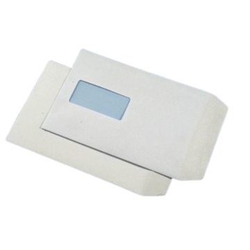 Koperty C5 HK białe [500] OKNO (KARTON) NC krótki