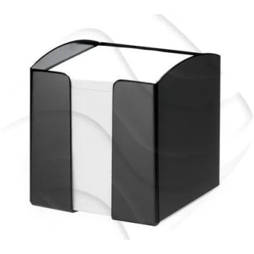 Kostka biała w pudełku plastik DURABLE czarna