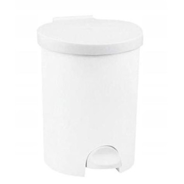 Kosz na śmieci z pedałem CURVER 25L biały