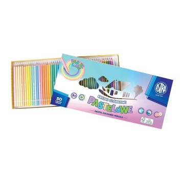 Kredki ołówkowe ASTRA [50] pastelowe