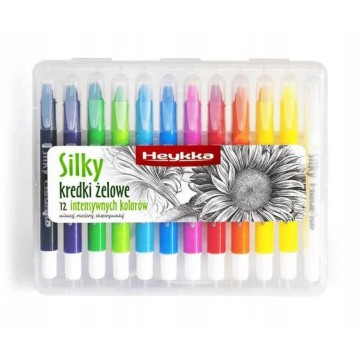 Kredki wykręcane HEYKKA Silky [12]