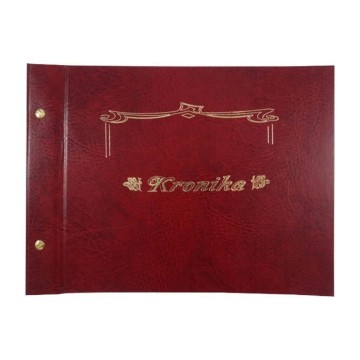 Kronika A4 NITY POZIOM bordowa