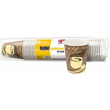 Kubek papierowy 250/300ml brązowy [50]