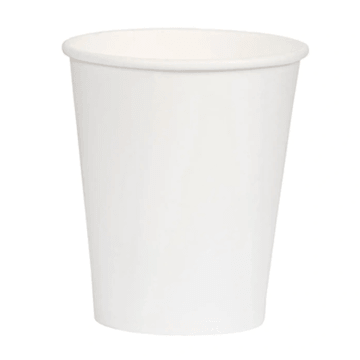 Kubki papierowe BIAŁE 250ml [100] 8 ZERO PLASTIKU