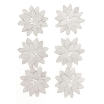 Kwiaty samoprzylepne ARGO DALIA papier. białe [6]