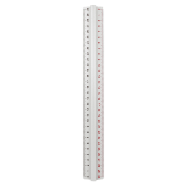 Linijka aluminiowa LENIAR 30cm z uchwytem