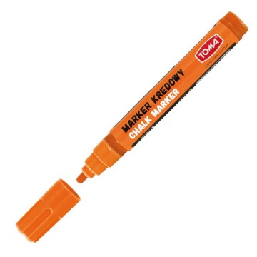 Marker kredowy TOMA 4,5mm pomarańczowy