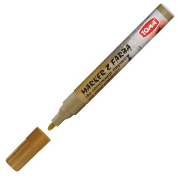 Marker olejowy do nagrobków TOMA złoty