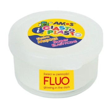 Masa CiastoPlasto AMOS 30g Fluo biały