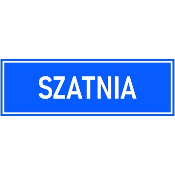 Naklejka SZATNIA