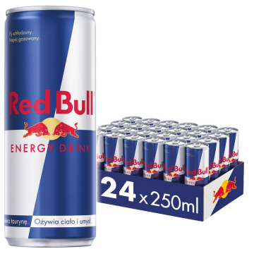 Napój energetyczny RED BULL 250ml puszka [24]