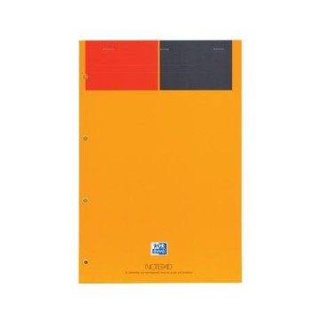 Notatnik w linię A4+/80 OXFORD Notepad pomarańcz